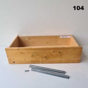 Lundia Original Lade 80 x 40 x 20 blank gelakt 2e hands