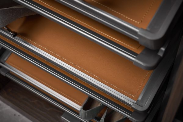 Luxe schoenen-carrousel antraciet/oranje voor 36 paar schoenen, 360° draaibaar - Afbeelding 3